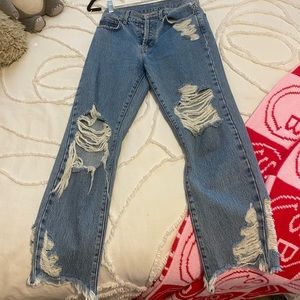 Carmar denim mom jeans